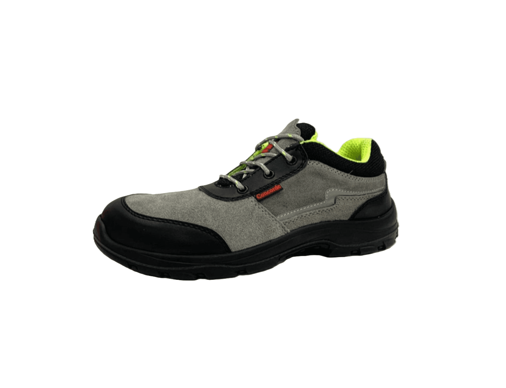Concorde Grey Suede Leather Safety Shoes with Steel Toe Cap