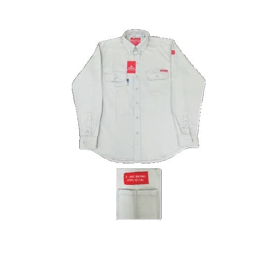 Flame Resistant Shirt Cat 2 12CAL - Beige Work Wear