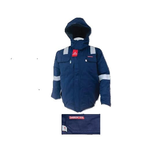 Flame Resistant Winter Jacket Cat 2 - Navy Blue