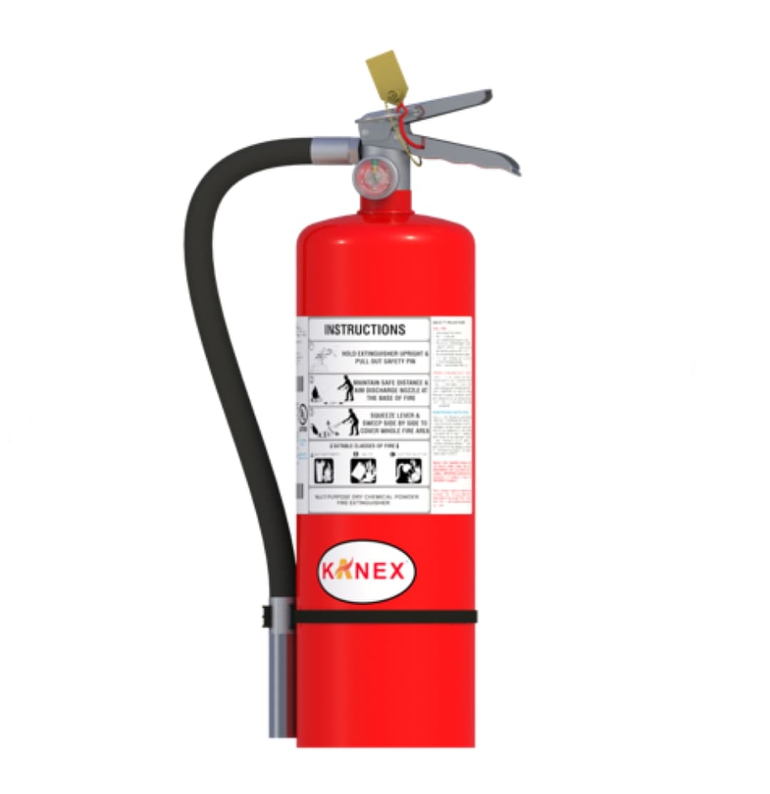 Kanex 10 lbs Multi Purpose Portable Fire Extinguisher 4A:80BC, front view