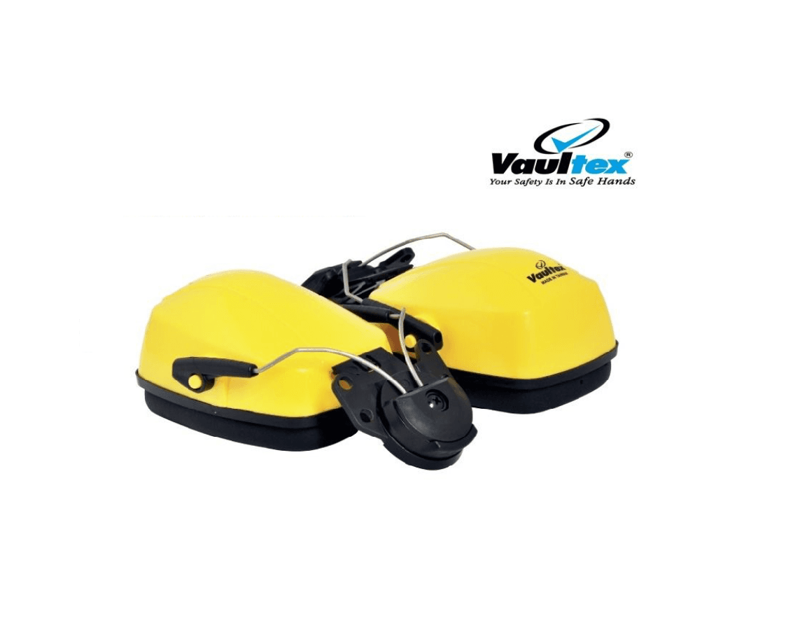 Vaultex HME Universal Helmet Mount Ear Muff EN352-1:2002 Standard Yellow